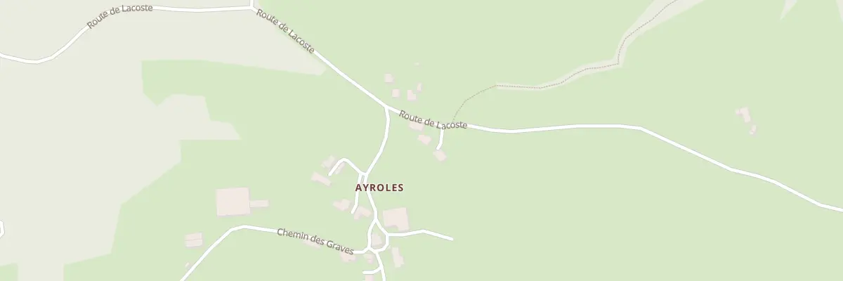 Plan du 1288 Rte de Lacoste à Aynac