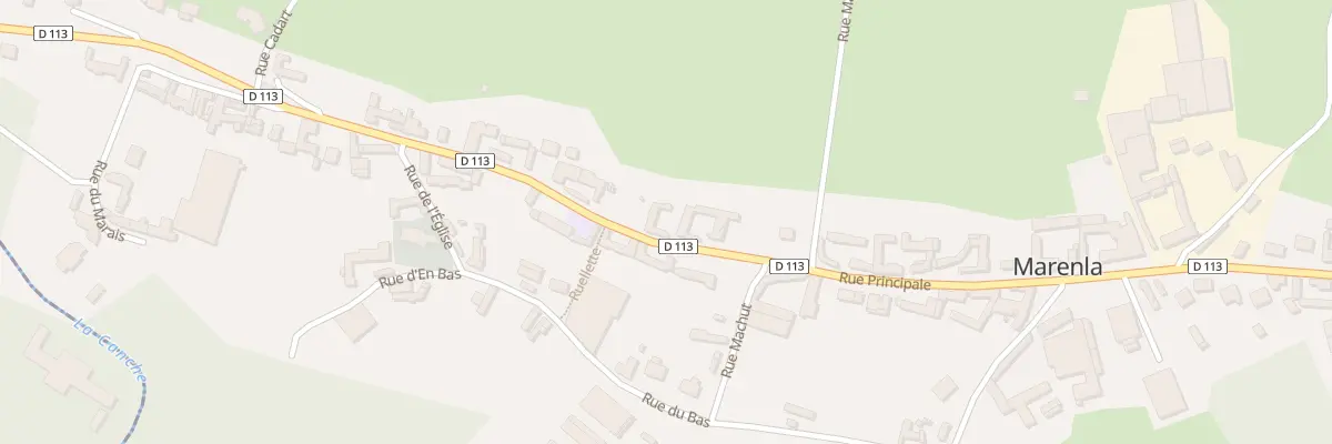 Plan du 44 Rue Principale à Marenla