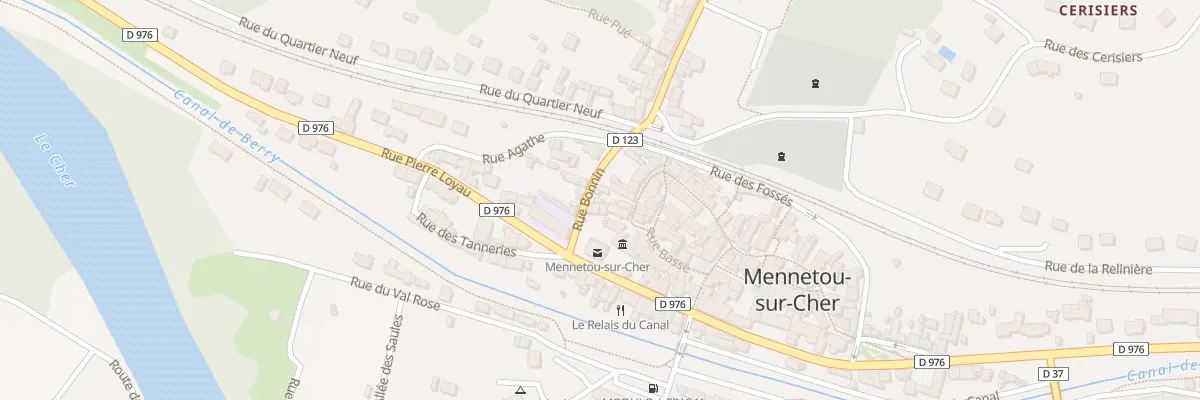 Plan du 8 Rue Bonnin à Mennetou-sur-Cher
