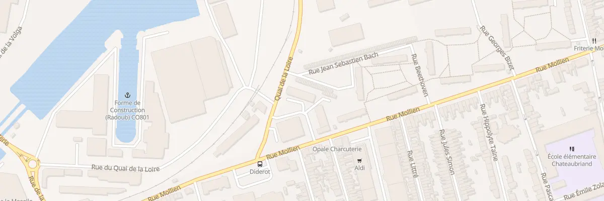 Plan du 3 Rue Claude Debussy à Calais