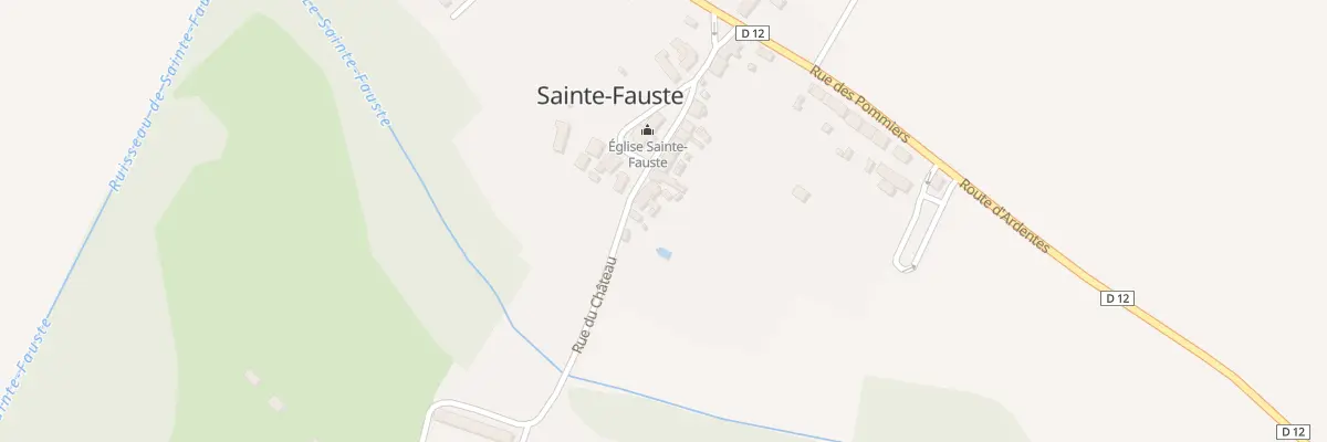 Plan du 5017 Le Bourg à Sainte-Fauste