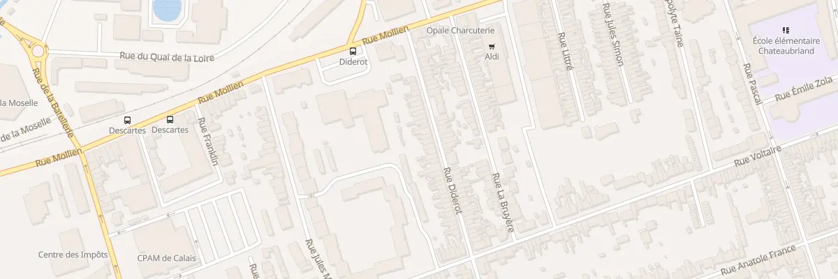 Plan du 26 Rue Diderot à Calais