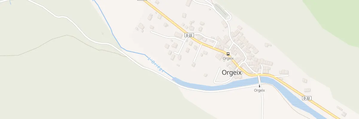 Plan du 7A Vge le Village à Orgeix