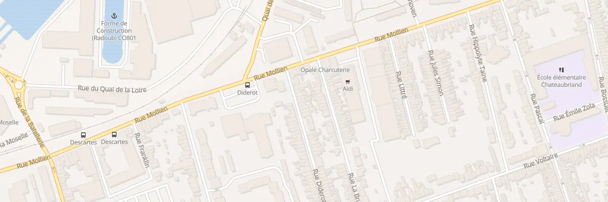 Plan du 5 Rue Diderot à Calais