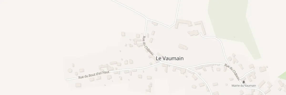 Plan du 31 Rue du Château au Vaumain