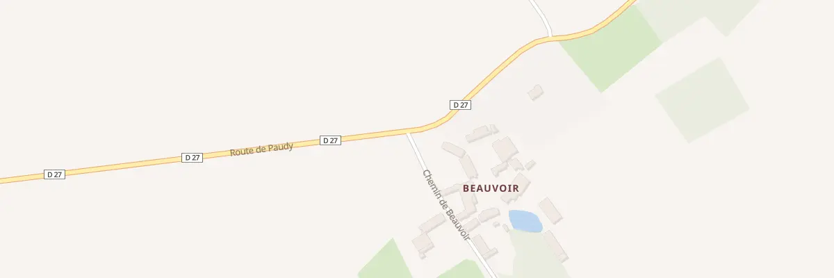 Plan du 5076 Beauvoir à Ménétréols-sous-Vatan