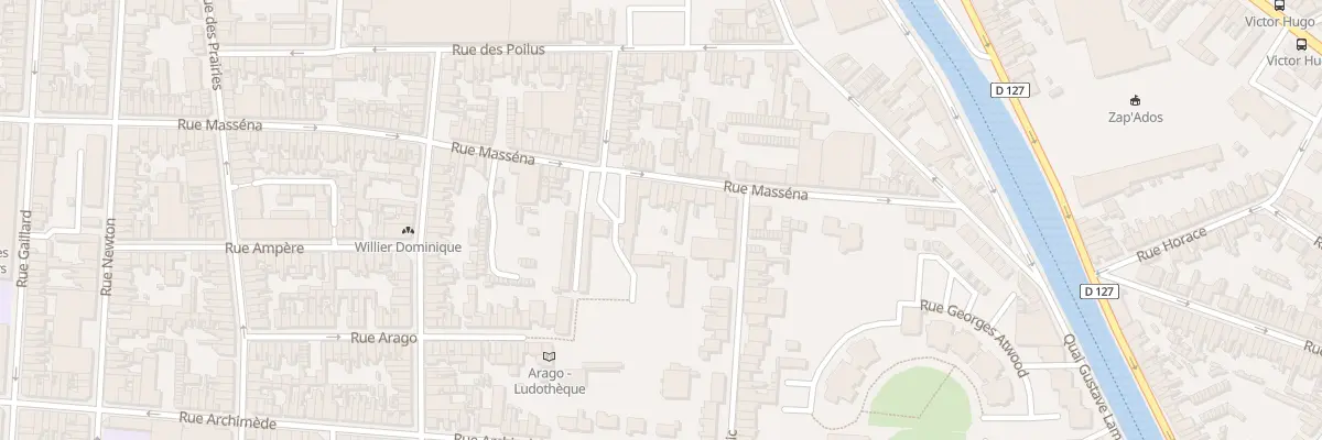 Plan du 130 Rue Masséna à Calais