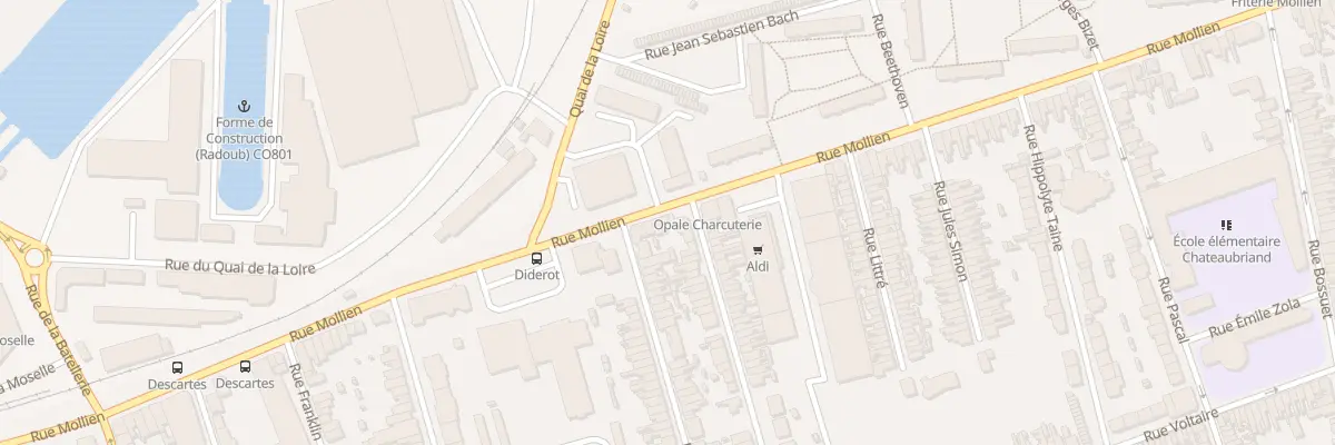 Plan du 98 Rue Mollien à Calais