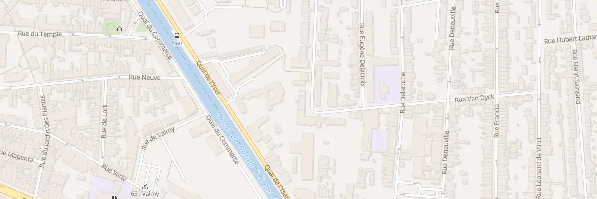 Plan du 62 Rue Louis Garneray à Calais