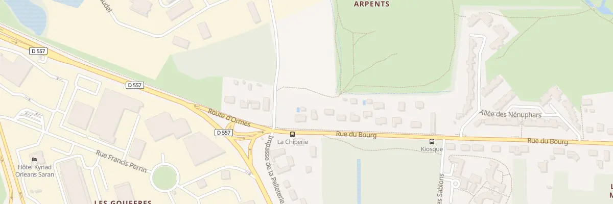 Plan du 1184 Rue du Bourg à Saran