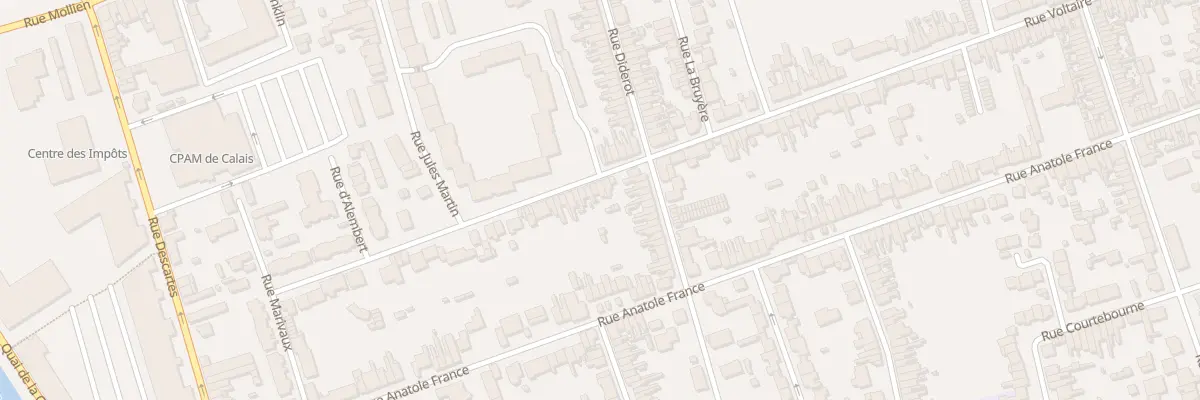 Plan du 32 Rue Voltaire à Calais