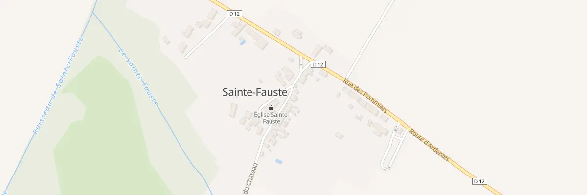 Plan du 5009 Le Bourg à Sainte-Fauste