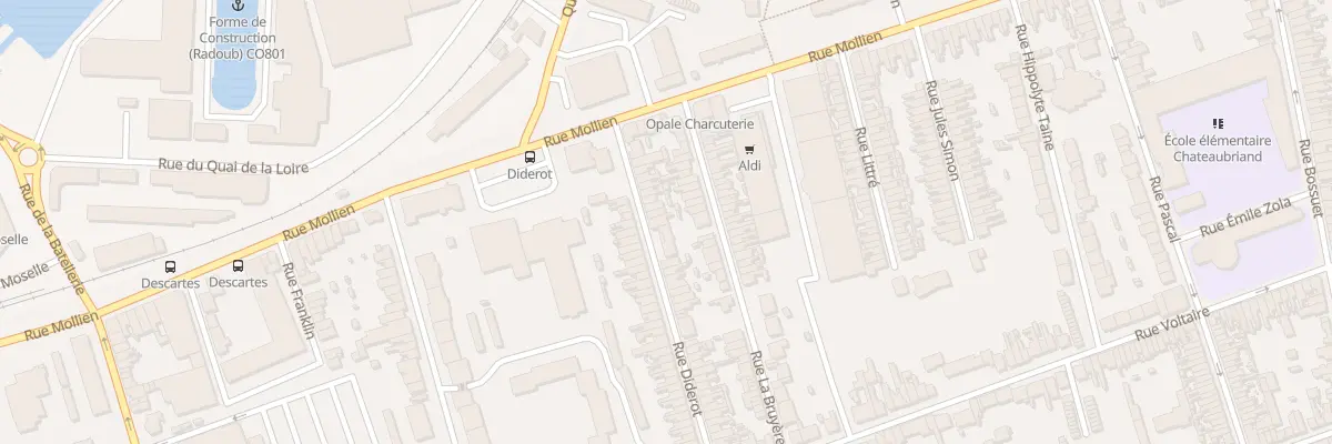 Plan du 13 Rue Diderot à Calais