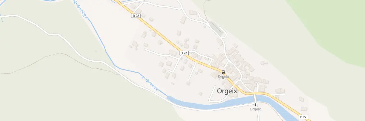Plan du 7 Vge le Village à Orgeix