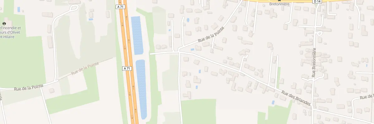 Plan du 335 Rue des Briandes à Olivet