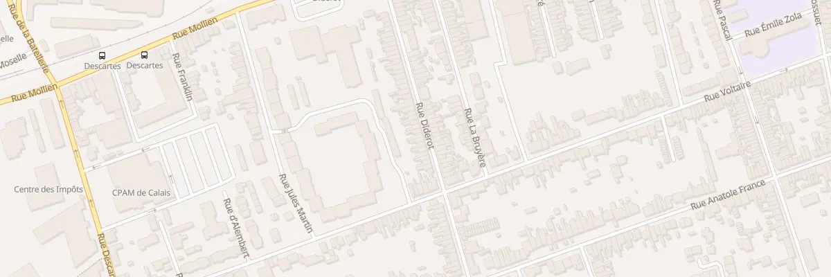 Plan du 56 Rue Diderot à Calais