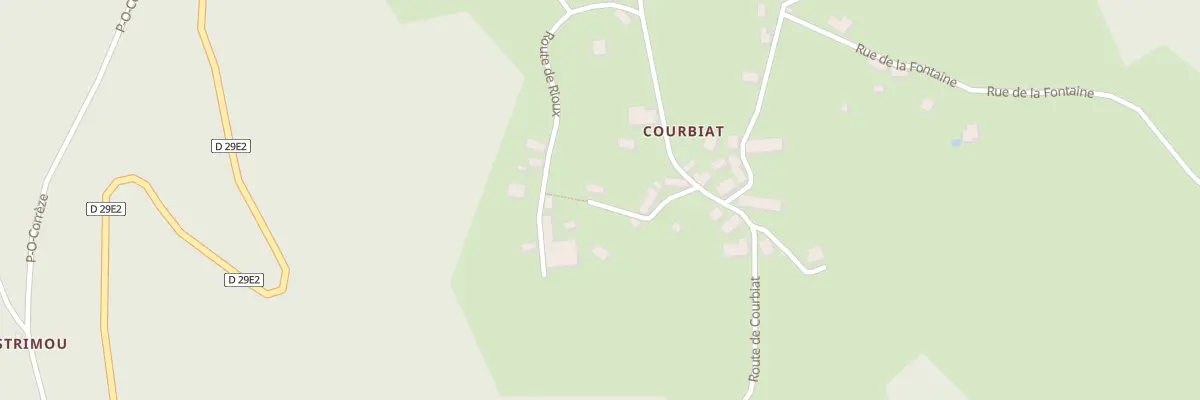 Plan du 5039 Courbiat à Pandrignes