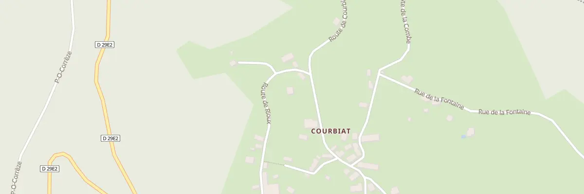 Plan du 5048 Courbiat à Pandrignes