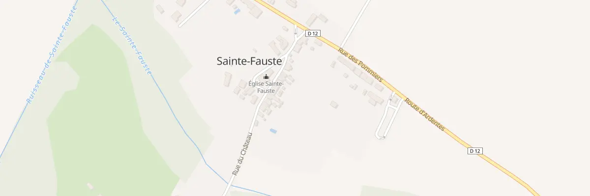 Plan du 5013 Le Bourg à Sainte-Fauste