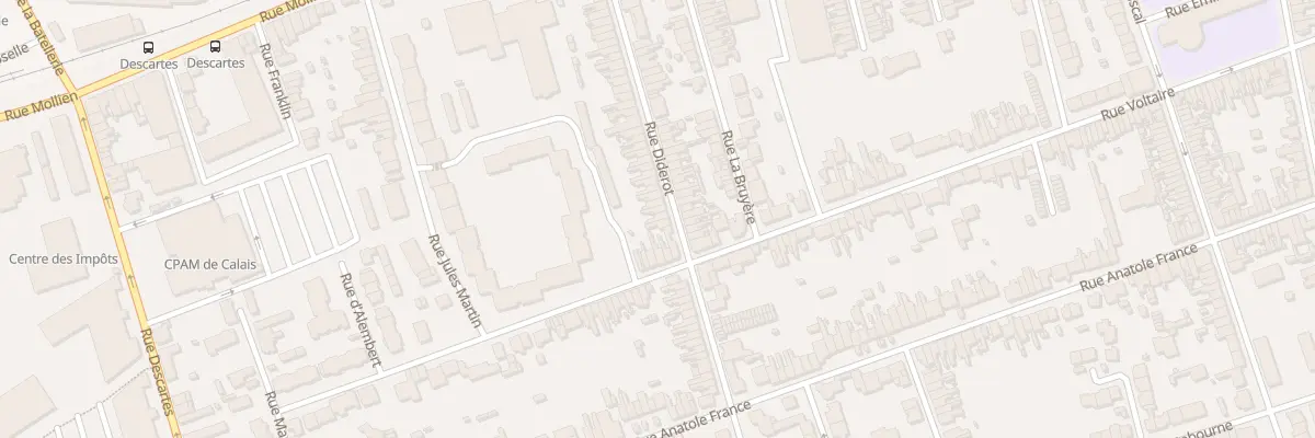 Plan du 68 Rue Diderot à Calais