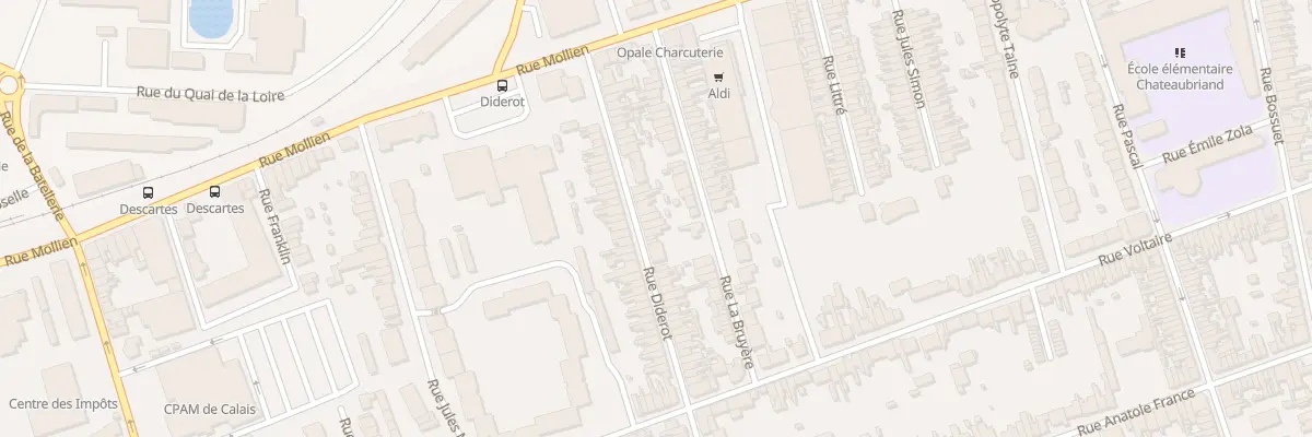 Plan du 27 Rue Diderot à Calais