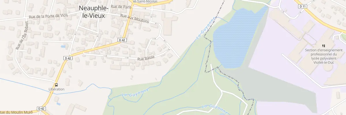 Plan du 1 Rue Basse à Neauphle-le-Vieux