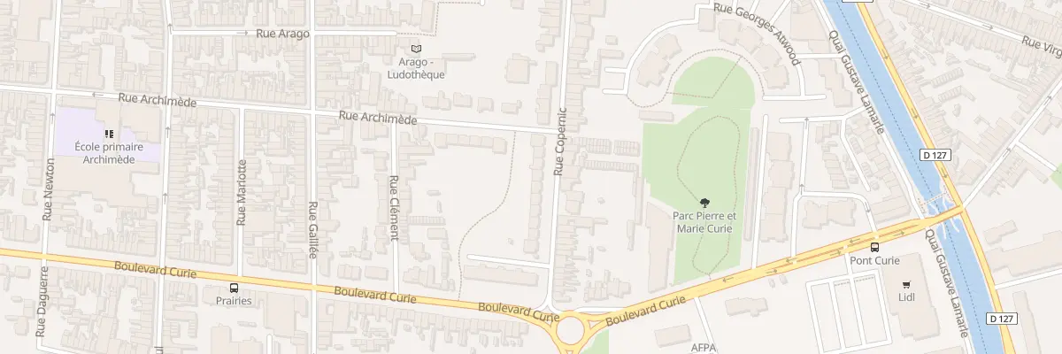 Plan du 44 Rue Copernic à Calais