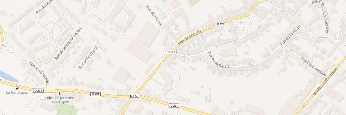 Plan du 45 Rue de Guizelin à Guînes