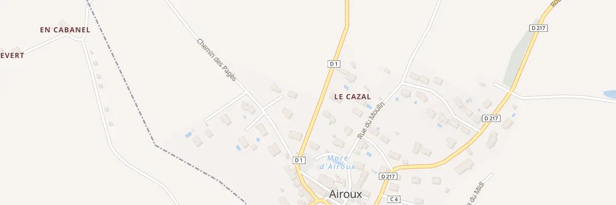 Plan du 2 Che des Pagès à Airoux
