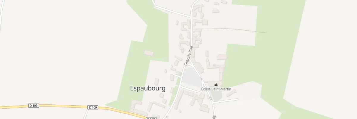 Plan du 15 Gr Grande Rue à Espaubourg