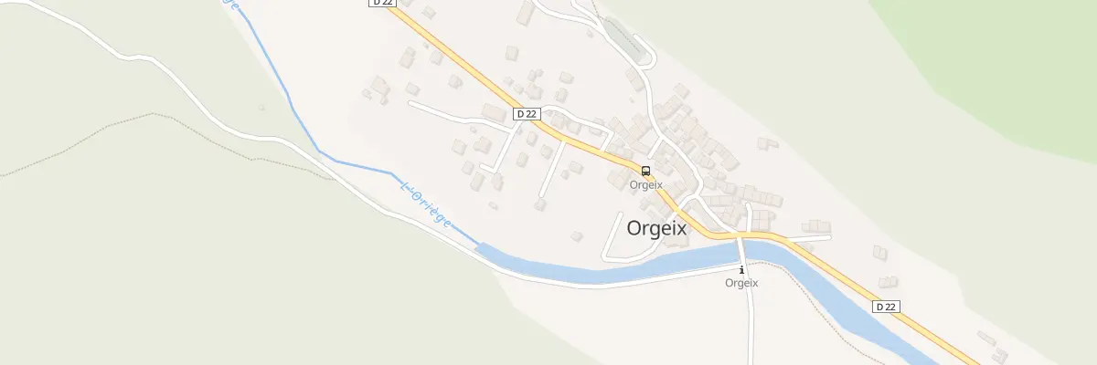 Plan du 85 Orgeix Village à Orgeix