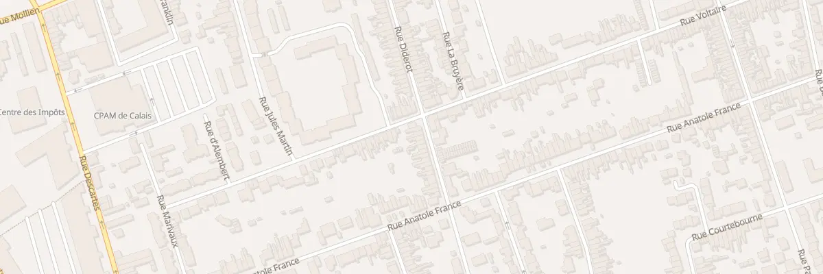 Plan du 80 Rue Diderot à Calais