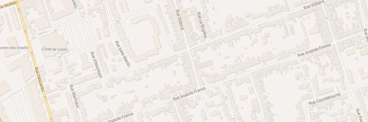 Plan du 82 Rue Diderot à Calais