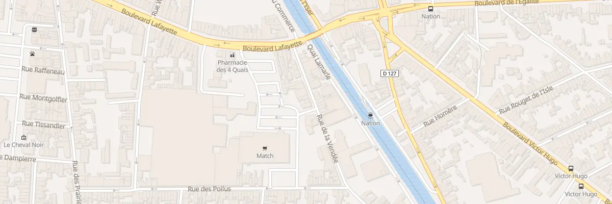 Plan du 28 Rue de la Vendée à Calais