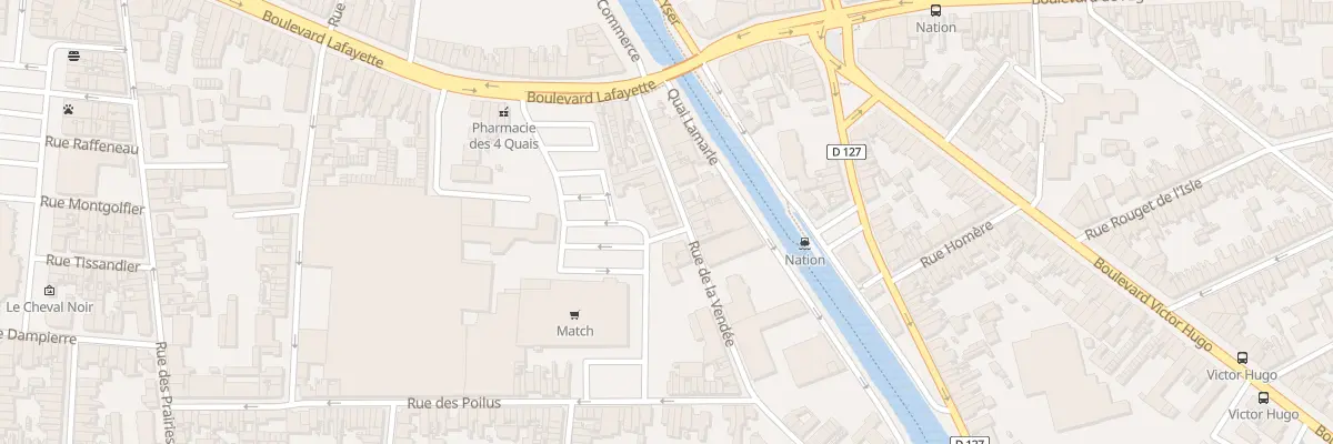 Plan du 30 Rue de la Vendée à Calais