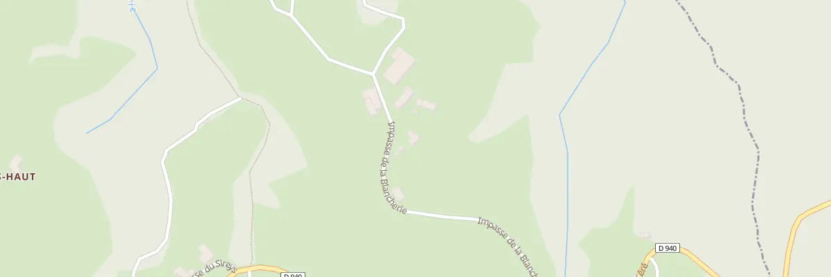 Plan du 5030 La Blancherie à Saint-Jean-Lagineste