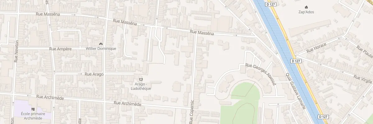 Plan du 12 Rue Copernic à Calais