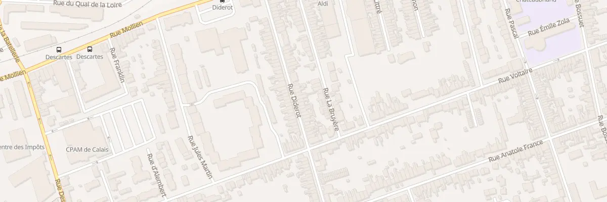 Plan du 49 Rue Diderot à Calais