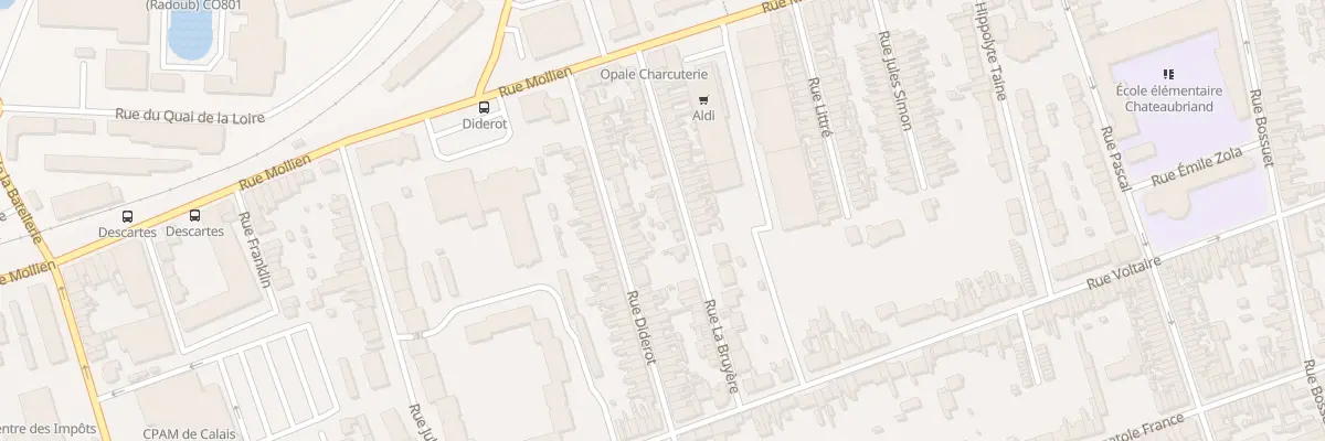 Plan du 30 Rue la Bruyère à Calais