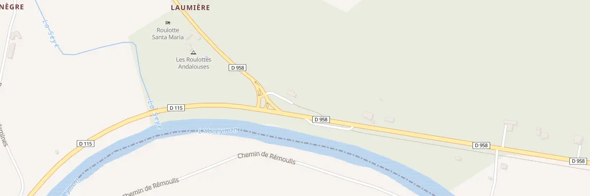 Plan du 5343 Laumieres à Varen