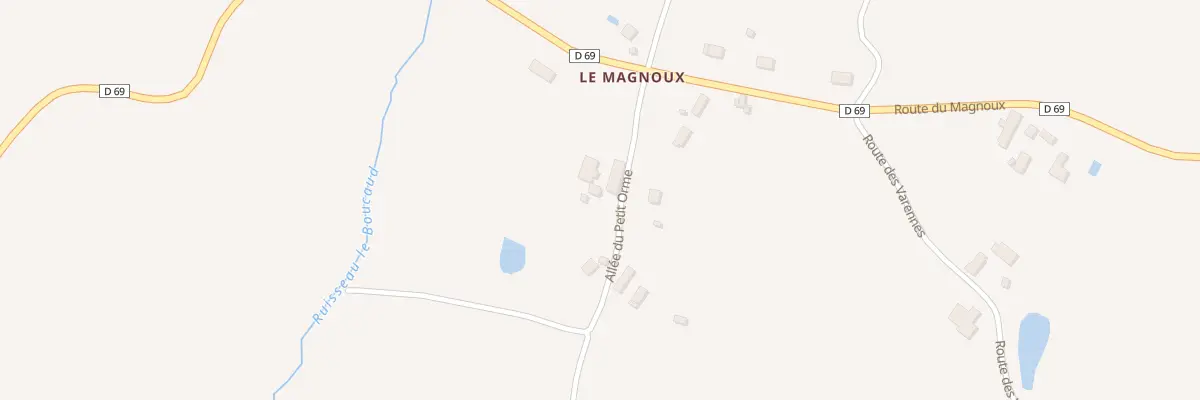 Plan du 5156 Le Magnoux à Mers-sur-Indre