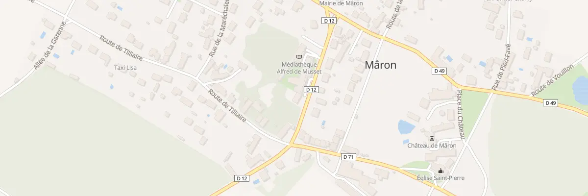Plan du 10 Rue des Ecoles à Mâron