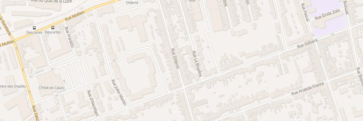 Plan du 51 Rue Diderot à Calais