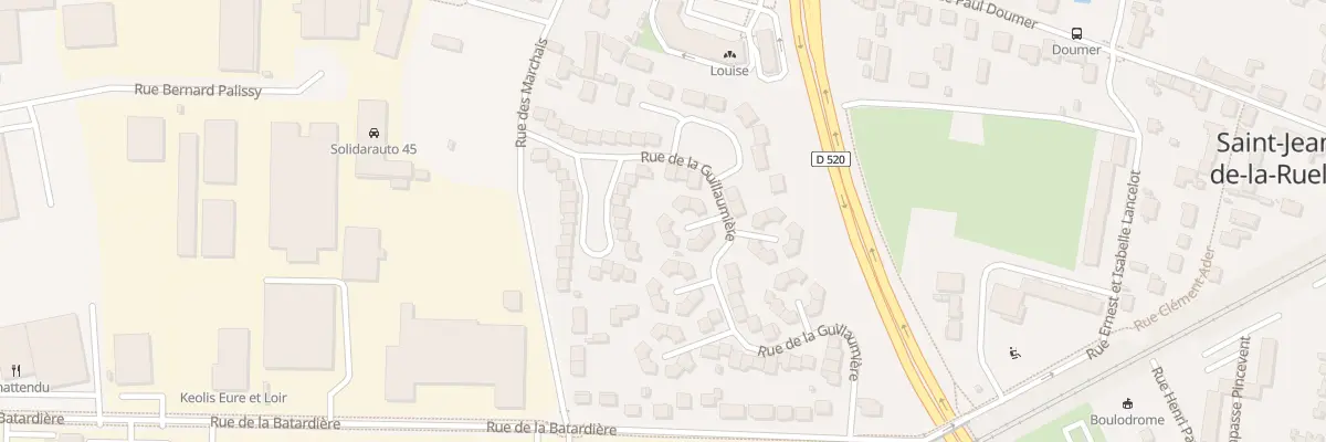 Plan du 61 Rue de la Guillaumière à Saint-Jean-de-la-Ruelle