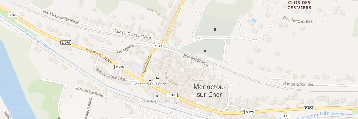 Plan du 7 Gr Grande Rue à Mennetou-sur-Cher