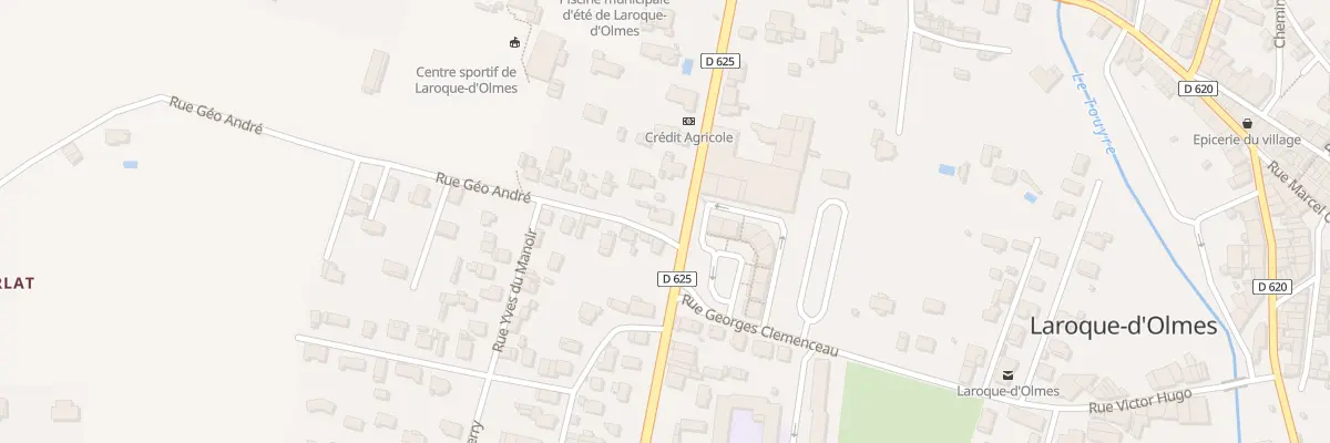 Plan du 20 Av du 11 Novembre 1918 à Laroque-d’Olmes