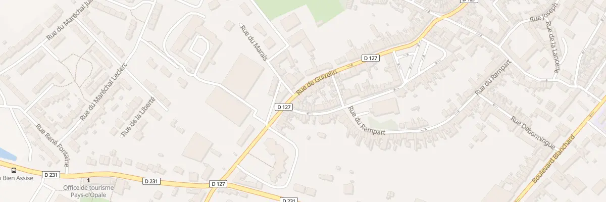 Plan du 39 Rue de Guizelin à Guînes