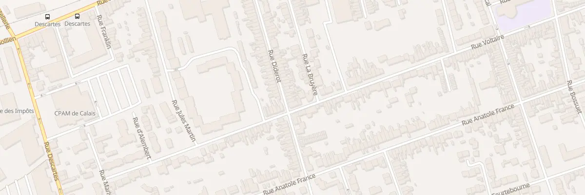 Plan du 69 Rue Diderot à Calais