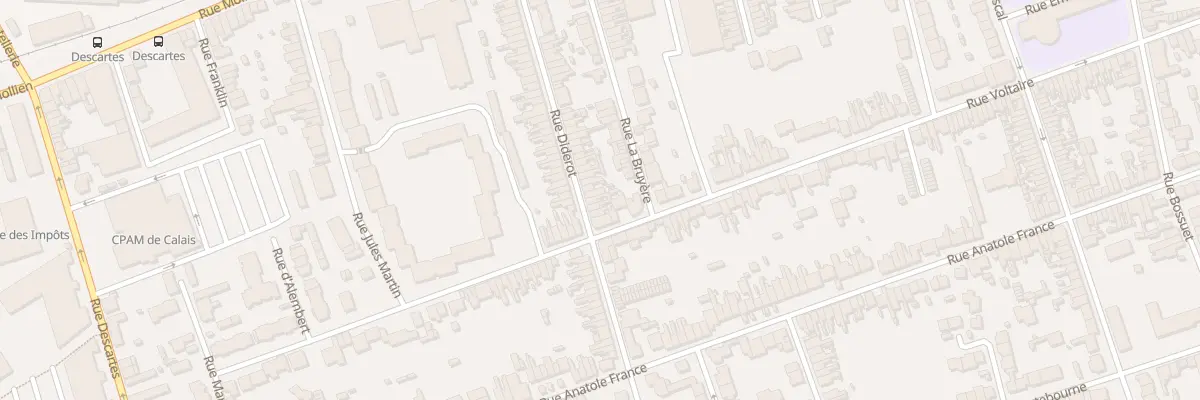 Plan du 67 Rue Diderot à Calais