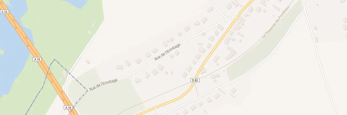 Plan du 7 Rue de l’Ermitage à Caours